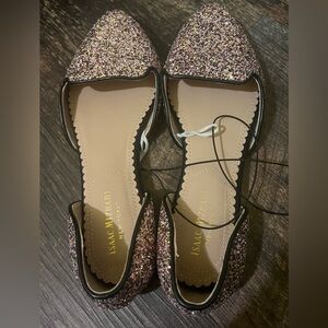 Isaac Mizrahi Sparkling Multicolor Flats